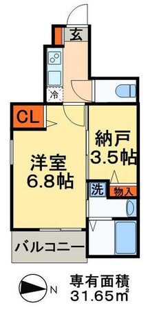 ディアマンテ西新井の物件間取画像